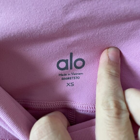 Alo Pink 7/8 Leggings - Picture 3 of 3